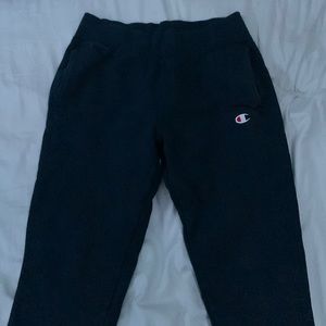 Navy Blue Champion Sweat Pants Size Large